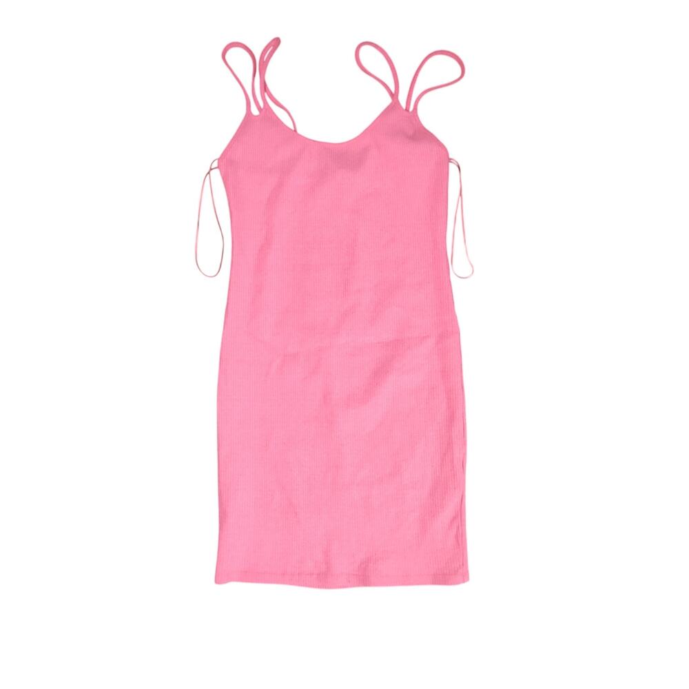 Zara Dress Women’s Medium Pink Fitted Bodycon Casual NWT
